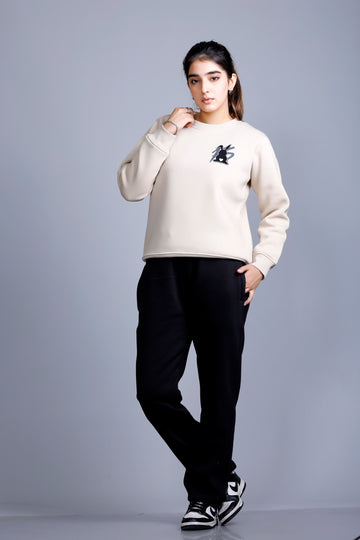 Patch-play crewneck